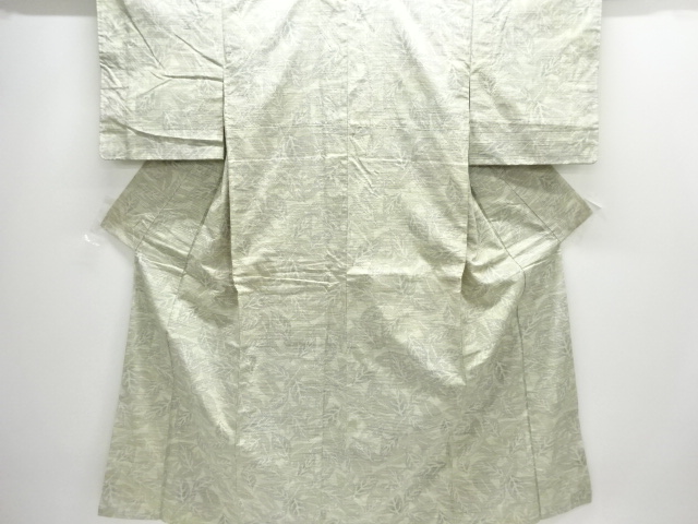 JAPANESE KIMONO / TSUMUGI / WOVEN LEAVE